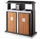 Poubelles avec cendrier