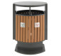 Poubelles imitation bois