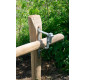 Barrière de forêt, Barrière basculante, Barrière basculante en bois de robinier