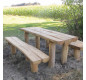 Banquette en bois de robinier, Banquette en robinier, Banquette robinier