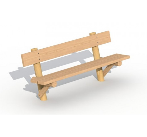 Banc en robinier