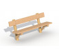 Banc en robinier