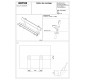 Banc en bois de robinier, Banc en robinier, Banc robinier