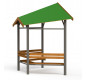 Kiosque avec table et bancs, Abri avec table et bancs, Gloriette avec table et bancs