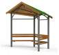 Kiosque avec table et bancs, Abri avec table et bancs, Gloriette avec table et bancs