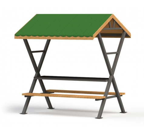 Table pique nique avec toit
