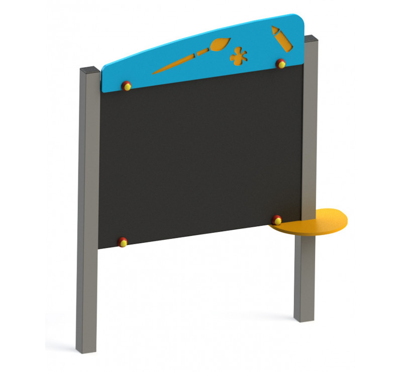 Tableau extérieur pour école, Tableau à craie pour aire de jeux, Tableau craie extérieur