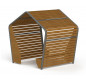 Abri avec banquettes | Abri extérieur pour collectivités