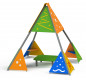 Cabane pour école, Cabane pour aire de jeux, Cabane tipi jeu extérieur