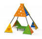Cabane pour école, Cabane pour aire de jeux, Cabane tipi jeu extérieur