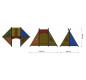 Cabane pour école, Cabane pour aire de jeux, Cabane tipi jeu extérieur, Cabane extérieure