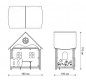 Cabane pour cour école, Cabane aire de jeux, Cabane pour école
