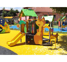 Cabane pour école, Cabane pour aire de jeux, Cabane jeu extérieur pour collectivité