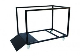 Table ronde en bois multiplis verni