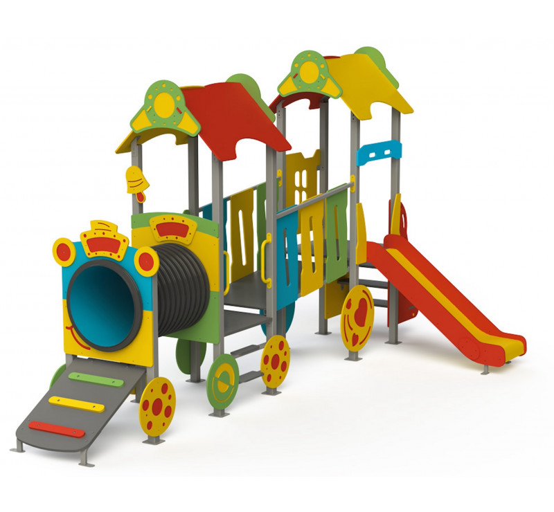 Jeu de plein air petit train
