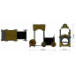 Jeux de plein air pour espace publique, Structure de jeux petit train