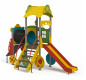 Jeux de plein air pour espace publique, Structure de jeux petit train pour aire de jeux, Aire de jeux petit train pour collectiv