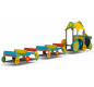 Jeux de plein air pour espace publique, Structure de jeux petit train pour aire de jeux, Aire de jeux petit train pour collectiv