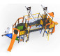 Jeux de plein air pour école, Structure de jeux pour aire de jeux, Aire de jeux extérieurs pour collectivité