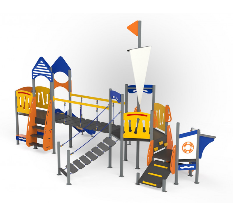 Jeux de plein air bateau pour camping, Jeux bateau pour aire de jeux, Aire de jeux extérieurs pour parc public