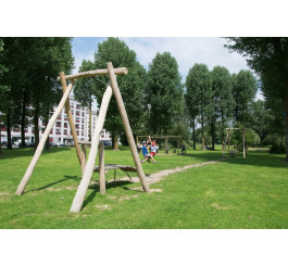 Tyrolienne en robinier