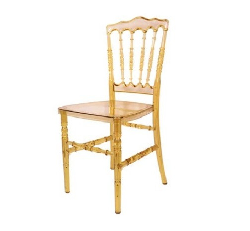 Chaise de Banquet Médiéval Ambre