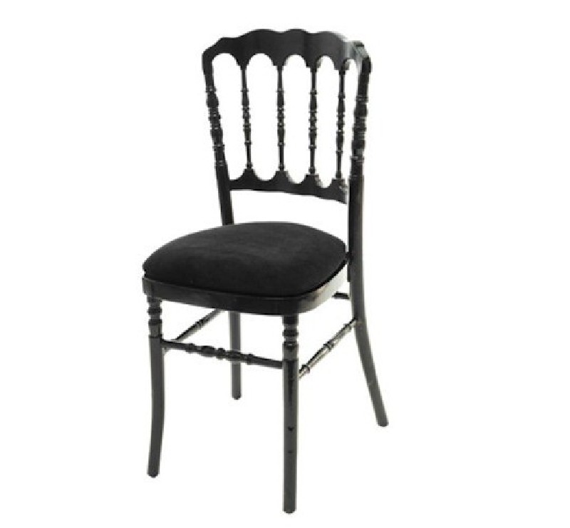 Chaise de Banquet Médiéval Black Pearl