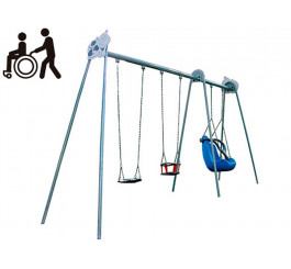 Balançoire inclusive