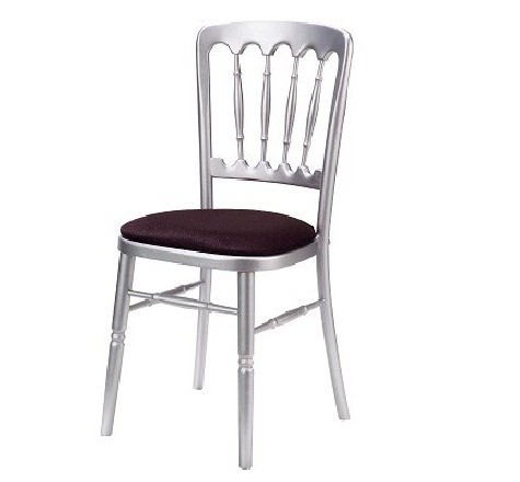 Chaise de Banquet Tradition (argent-noir)
