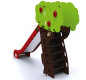 Toboggan arbre des forêts - structure de jeu extérieur pour enfants de 1 à 6 ans
