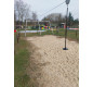 Tyrolienne en inox, Tyrolienne double pour espace public, Tyrolienne pour aire de jeux