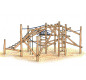Aires de jeux en bois de robinier, Jeux en bois de robinier, Structures de jeux en robinier