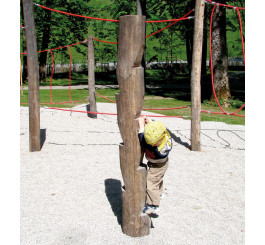 Aire de jeux poteau à grimper