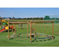 Aires de jeux en bois pour parc public, Jeux en bois pour les enfants, Structures de jeux en bois pour les parcs