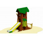 Aire de jeux en bois pour parc public, Jeux en bois pour les enfants dès 5 ans, Structures de jeux en bois pour camping