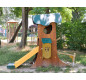 Aire de jeux en bois pour parc public, Jeux en bois pour les enfants dès 5 ans, Structures de jeux en bois pour camping