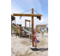 Aires de jeux en bois pour espace public, Jeux en bois pour les enfants, Structures de jeux en bois pour les campings