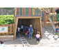Aires de jeux en bois pour espace public, Jeux en bois pour les enfants, Structures de jeux en bois pour les campings