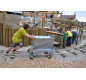 Aires de jeux en bois pour espace public, Jeux en bois pour les enfants, Structures de jeux en bois pour les campings