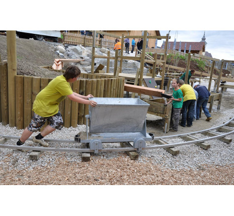Wagon pour aires de jeux