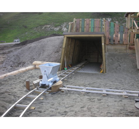 Rail pour aires de jeux
