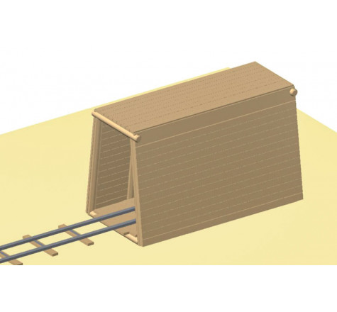 Tunnel pour aire de jeu ferroviaire
