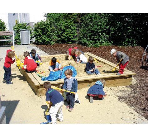 Bac à sable pour école