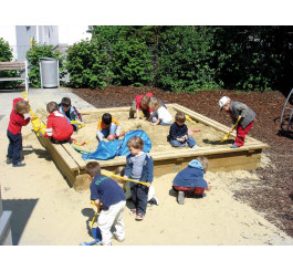Bac à sable pour école
