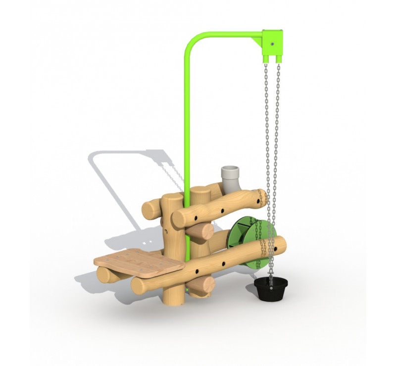 Jeux de sable en bois de robinier