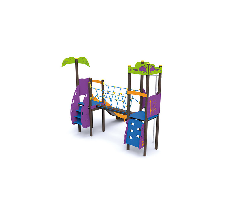 aire jeux inclusive enfants eco-composite