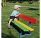 Banc pour école maternelle, banc multicolore, banc public
