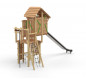 Jeu de plein air en bois de robinier, Jeu extérieur en robinier, Aire de jeu extérieur bois de robinier
