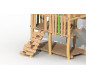Jeu de plein air en bois de robinier, Jeu extérieur en robinier, Aire de jeu extérieur bois de robinier