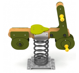Jeu sur ressort VÉLO bois autoclave